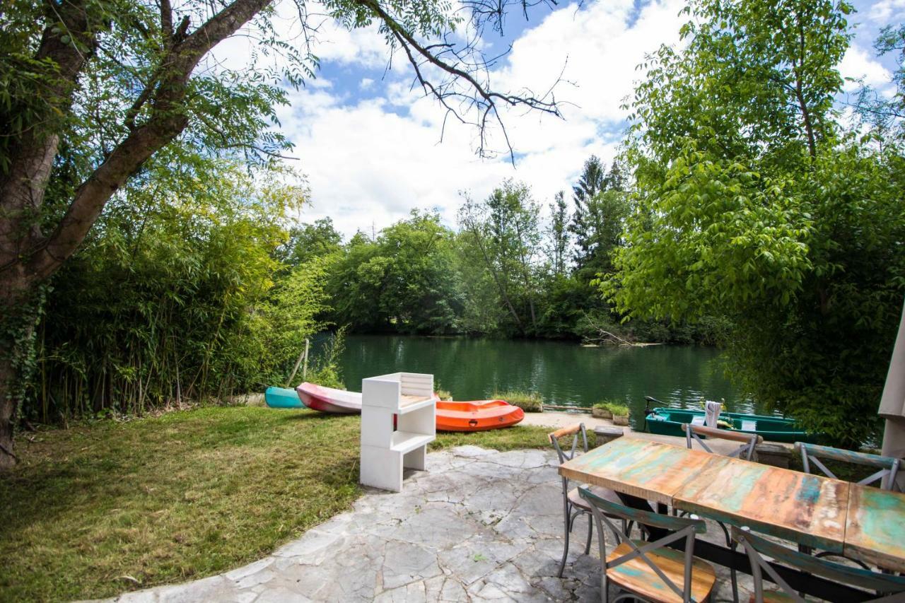 Вилла La Ravine Au Bord Du Loing Montigny-sur-Loing Экстерьер фото